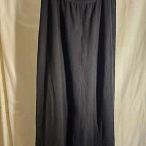 Talbots Classic Black Midi Skirt
